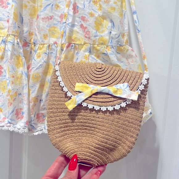 Tommy Bahama NWT kids floral DRESS with matching purse set size 5/6 - Picture 3 of 6